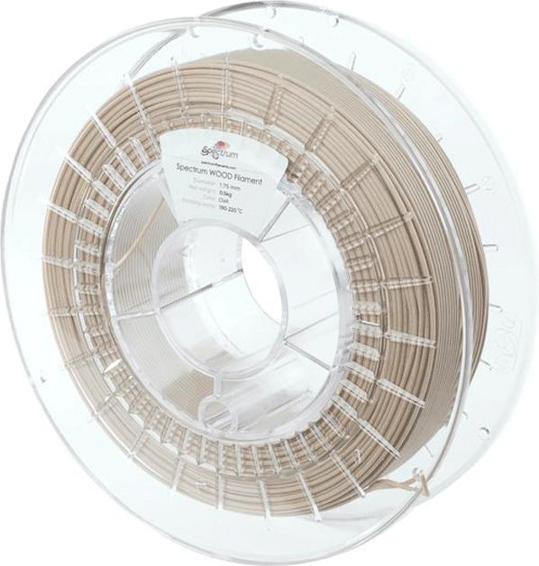 Produktbild Filament PLA WOOD Oak 1.0kg 1.75mm (PLA, 1.75 mm, 1000 g, Braun)