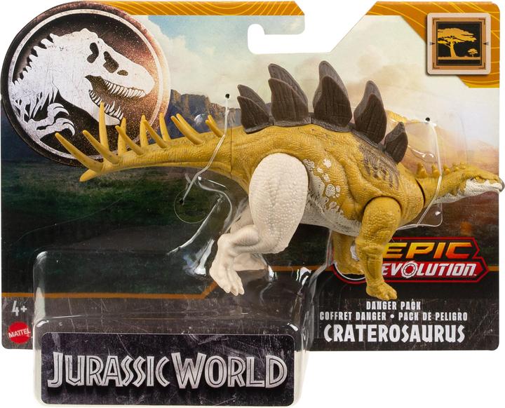 Actual product image Mattel JURASSIC WORLD DANGER PACK Craterosaurus