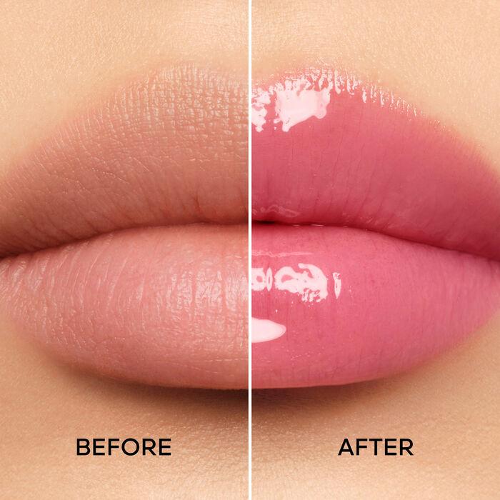 Actual product image Guerlain KissKiss 24 Bee Glow Oil 458 Pop Rose 9.5 ml (458 Pop Rose Glow)