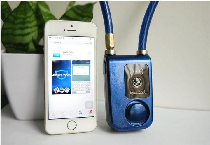 Actual product image JTI Smartlock - lock without key and with alarm, Android/iPhone (80 cm)