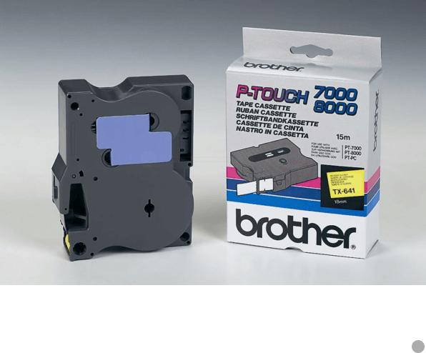 Produktbild Brother P-Touch (1.80 cm, Gelb)