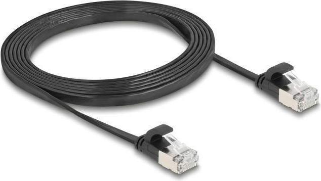 Produktbild Delock RJ45 Flachband Patchkabel Stecker zu Stecker Cat.6A 2 (STP, U/FTP, CAT6a, 2 m)
