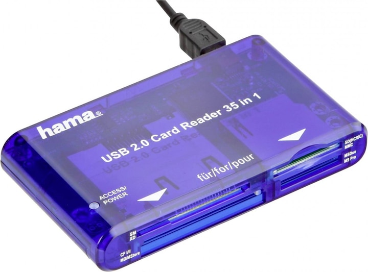 Actual product image Hama USB 2.0 multi card reader 35in1 (USB 2.0)