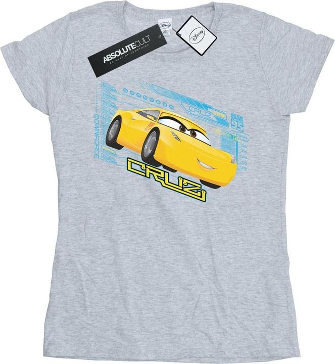 Actual product image Disney Womens/Ladies Cars Cruz Ramirez Cotton T-Shirt (XXL)