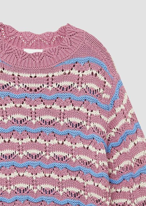 Image du produit s.Oliver Strickpullover Strickpullover mit Lochmuster (128, 134)