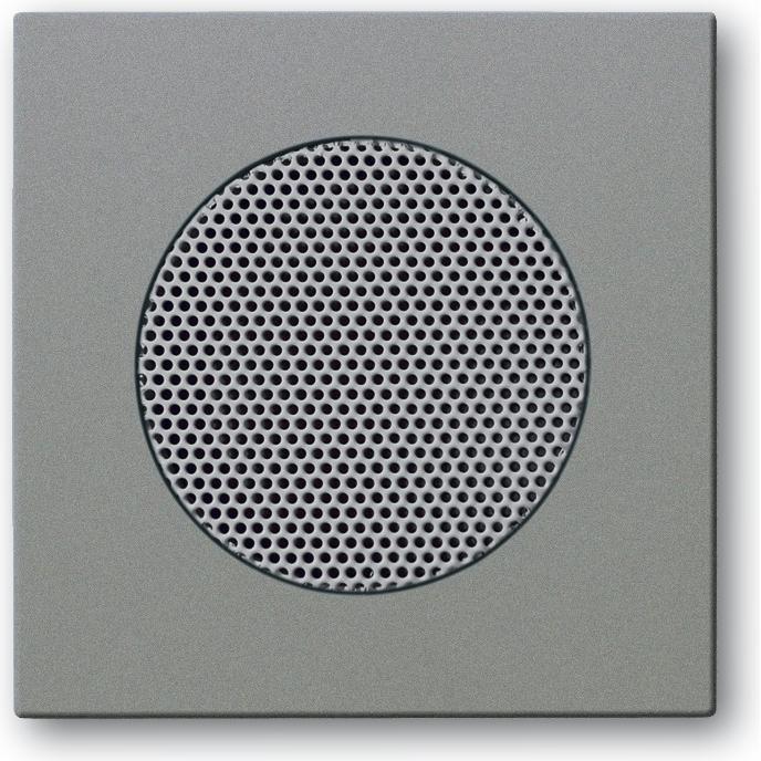 Busch-Jaeger, Zubehör Schalterprogramm, Abdeckung Lautsprecher Solo Grau (metallic) 8253-803 (8253-803)