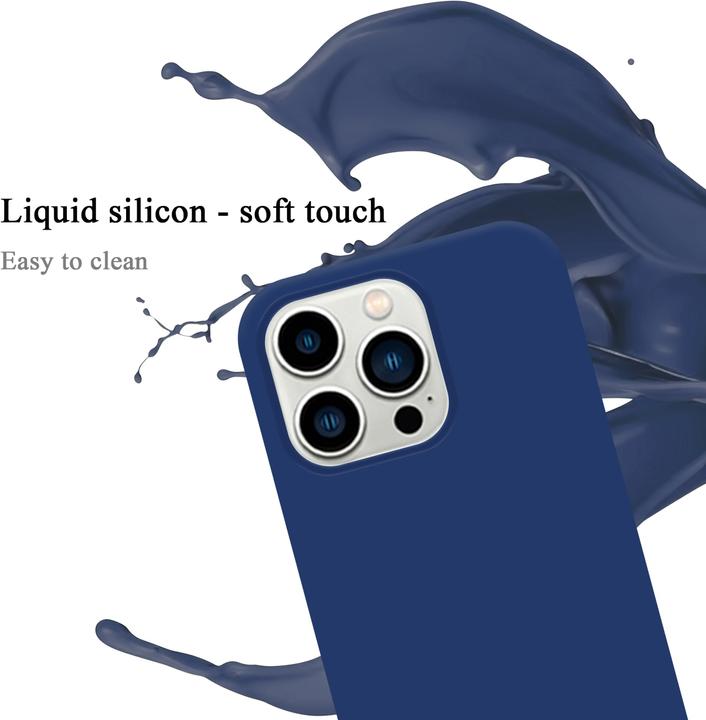 Produktbild Cadorabo Hülle für Apple iPhone 14 PRO im TPU Liquid Silicone Case Style (Apple iPhone 14 Pro)