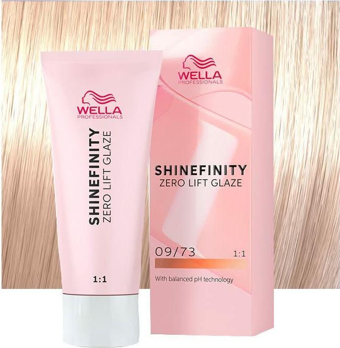 Image du produit Wella Shinefinity Zero Lift Glaze 09/73 Caramel Milk 60ml (09, 73 Lait au caramel)