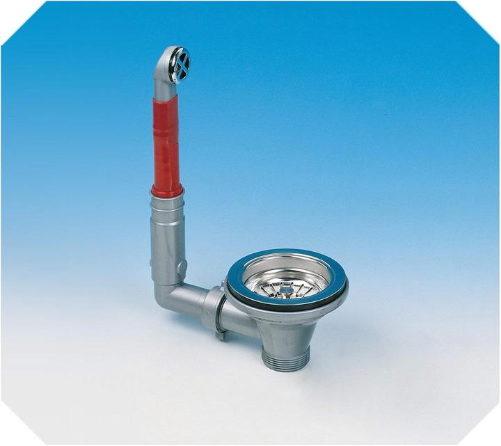 Produktbild Lira Abflussgarnitur mit abnehmbarem Grillrost und Überlauf