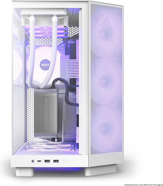 Actual product image NZXT H6 Air Flow RGB (ATX, Mini-ITX, mATX)