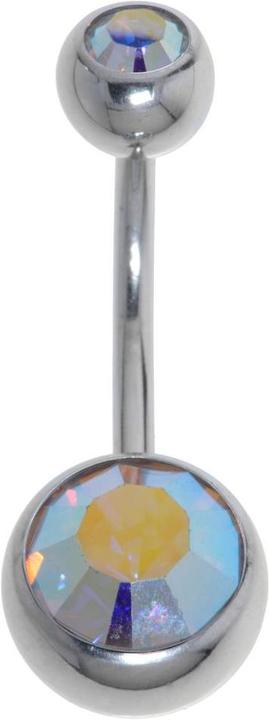 Image du produit Bijouteria Piercing nombril (Cristallin, Acier chirurgical 316L)
