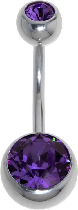 Violett, silberfarbig