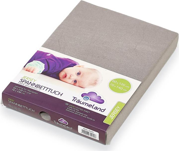Actual product image Träumeland Jersey fitted sheet (60 x 120 cm, 70 x 140 cm)