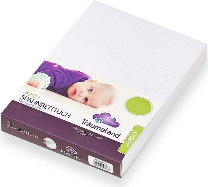 Actual product image Träumeland Fitted sheet jersey (40 x 90 cm)