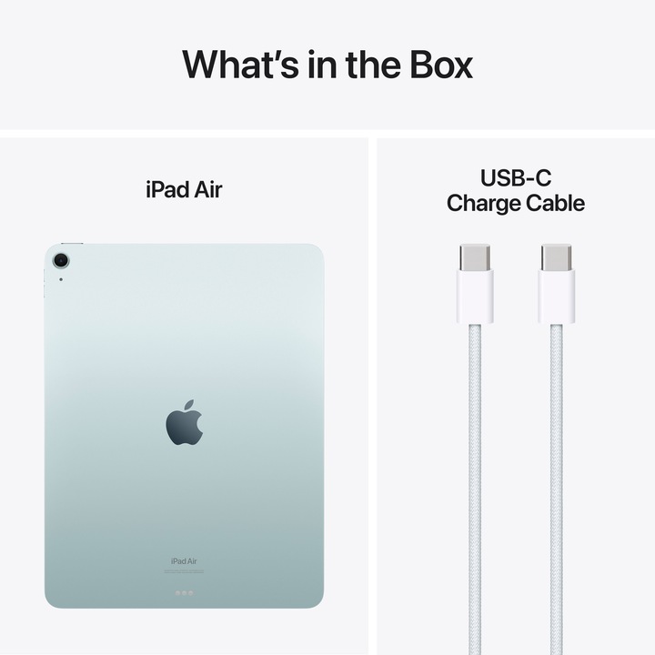 Immagine prodotto Apple iPad Air 13 2024 (M2) (Solo WiFi, 13", 1000 GB, Azzurro)