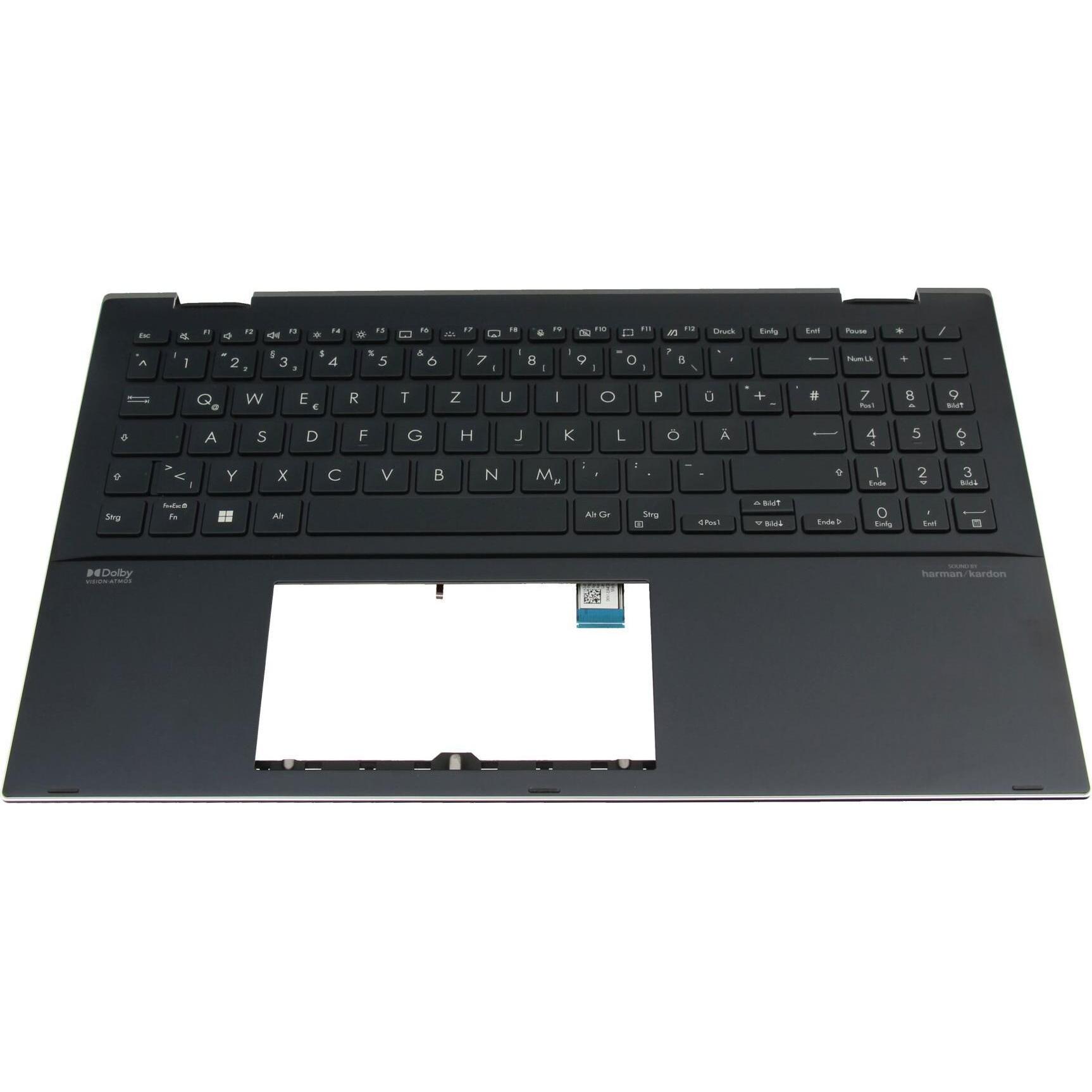 ASUS 90NB0W22-R30GE0, Notebook Ersatzteile, Schwarz