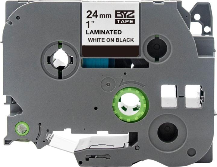 Actual product image Hermex Alternatives Etikettenband zu Brother TZe-355 Beschriftungsband (2.40 cm, Black, White)