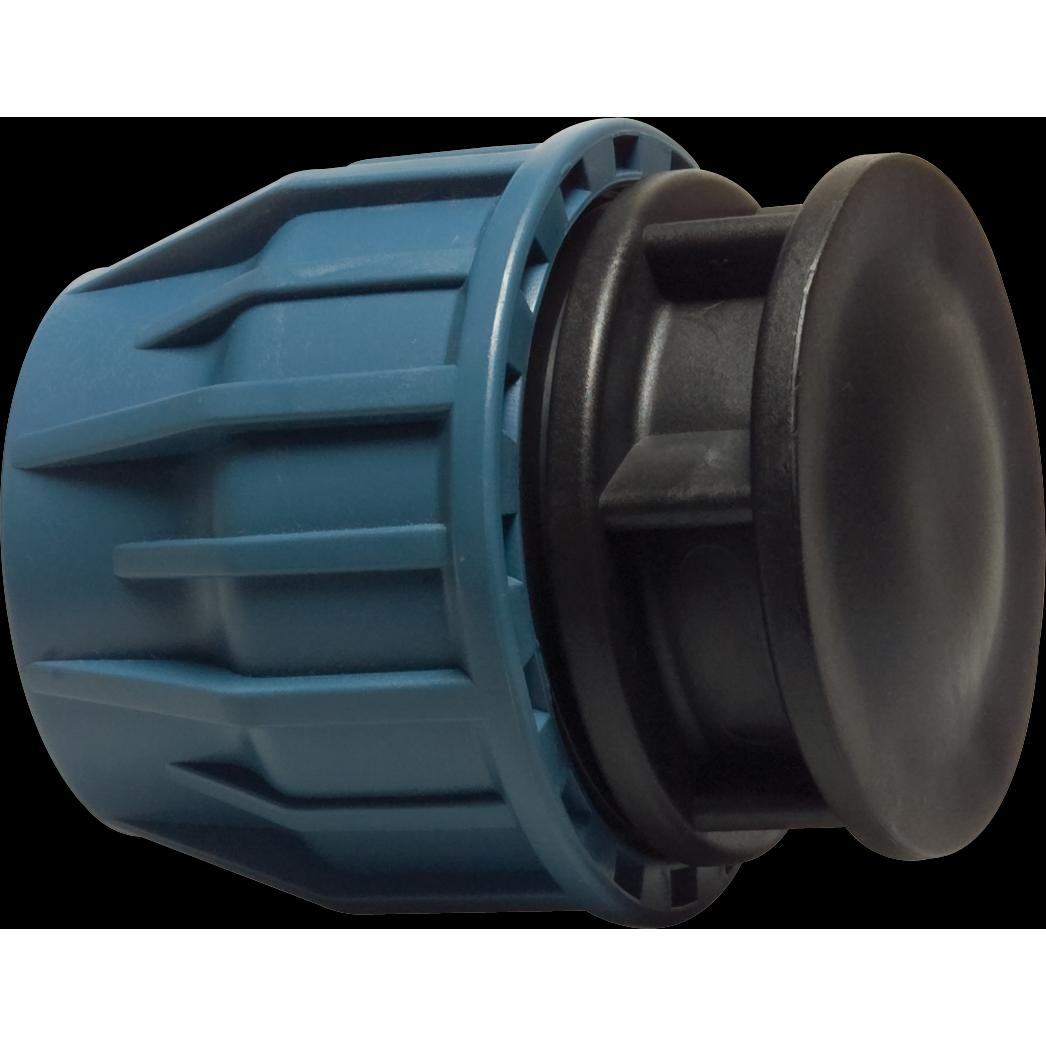 Magni, Siphon, MDPE Kunststoff Compression Fittings Endkappe 32 mm für Wasserpfeife