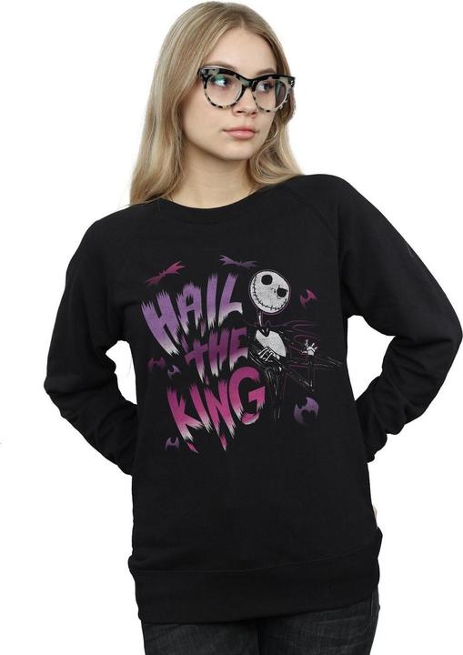 Actual product image Disney Womens/Ladies Nightmare Before Christmas Hail The King Sweatshirt (L)