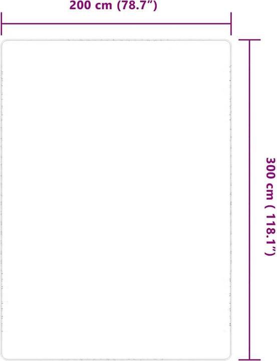 Produktbild vidaXL Teppich (130 x 70 cm)