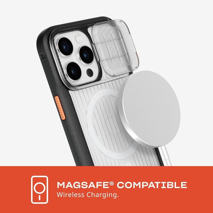 Actual product image tech21 EvoMax Case MagSafe for iP 15 Pro MaxActive Black (Apple iPhone 15 Pro Max)