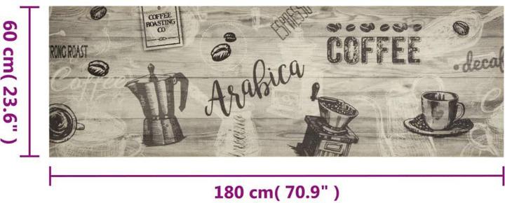 Produktbild vidaXL Küchenteppich (180 x 60 cm)