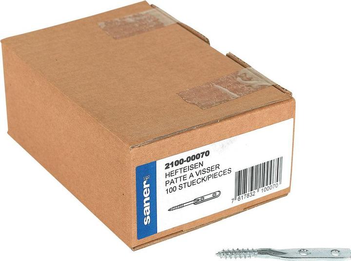 Image du produit Saner Fer de banc avec filetage en bois (100 pcs)