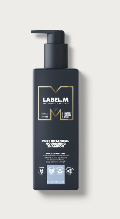 Produktbild Label.M Pure Botanical Nourishing Shampoo 300 ml (300 ml, Flüssiges Shampoo)