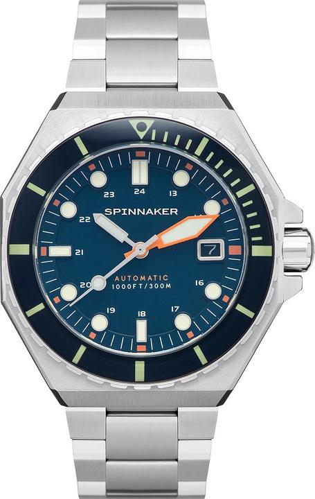 Immagine prodotto Spinnaker SP-5081-GG Orologio Dumas Automatico Uomo 44mm 30ATM (Orologio sub, 44 mm)