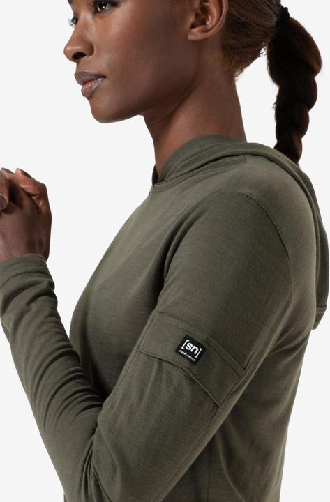 Immagine prodotto Super Natural Felpa con cappuccio Relax Light Pocket da donna (M)