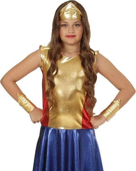 Produktbild Widmann WONDER GIRL (Kleid, Stirnband, Armbänder), 164 cm / 14-16 Years (164)