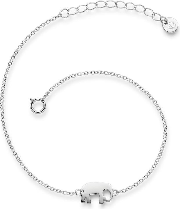 Image du produit Glanzstücke München Femme éléphant argent sterling 17,0 cm longueur de base + 3,0 cm extension - 6112 (17 cm, Argent Sterling)