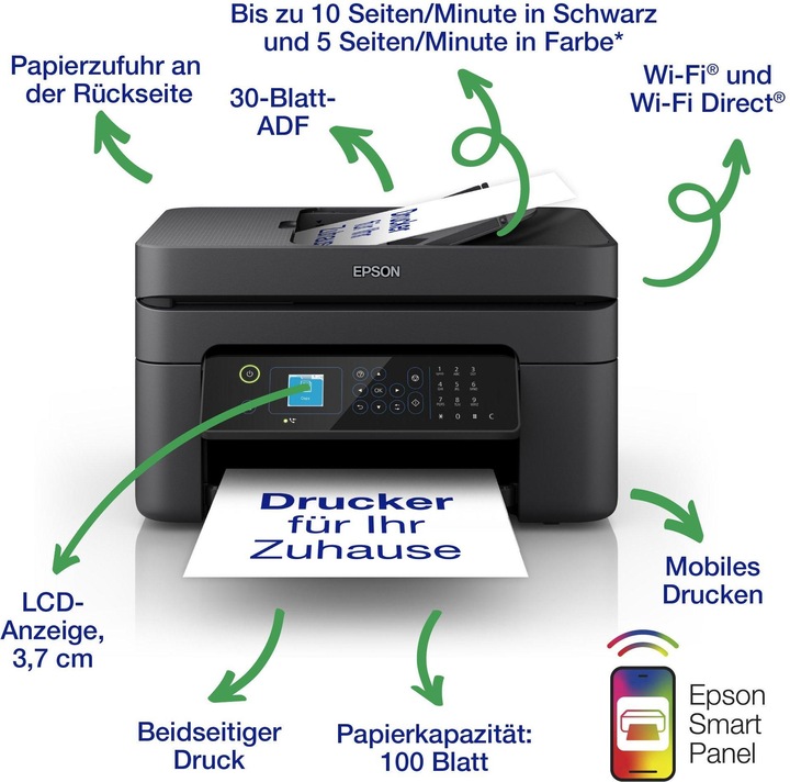 Actual product image Epson WorkForce WF-2935DWF (Ink, Colour)
