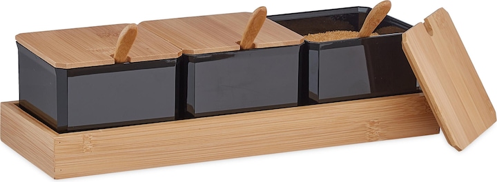 Actual product image Relaxdays Spice container set
