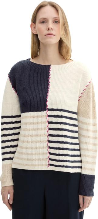 Produktbild Tom Tailor knit patched stripe pullover (XXL)