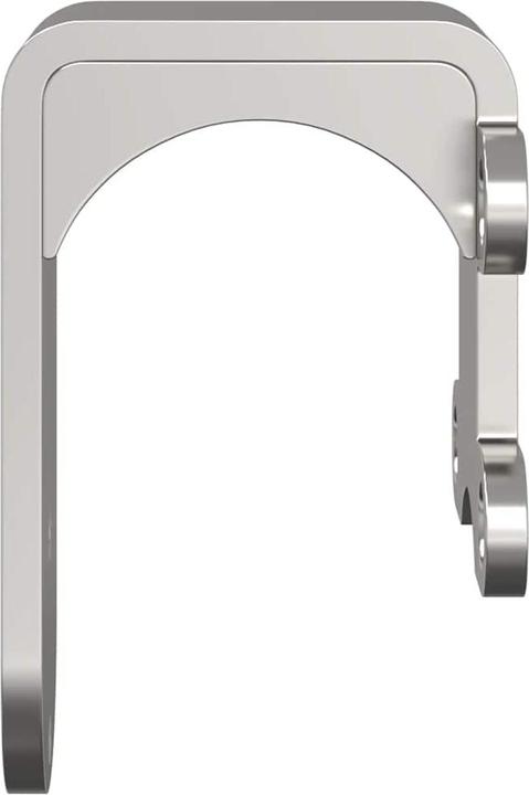 Image du produit VidaXL Supports de dérivation de porte de grange pour rails ronds 4pcs Acier inoxydable