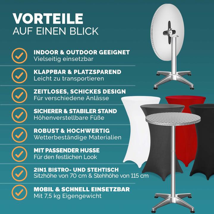 Produktbild Casaria Mange debout pliant et housse