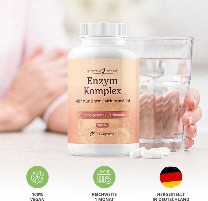 Produktbild Effective Nature Enzym Komplex mit Calcium (90 Stück, Kapseln)