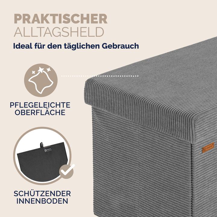 Image du produit Casaria Coffre de siège Cord (76 cm)