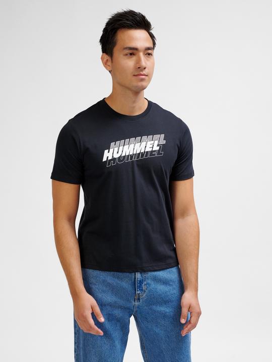 Actual product image hummel Hmlgraphic Triple Logo Cotton Tee (S)