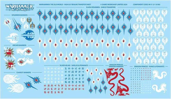 Produktbild Games Workshop Warhammer ToW - Royaumes des Hauts Elfes : Princes Dragons de Caledor (Kunststoff)