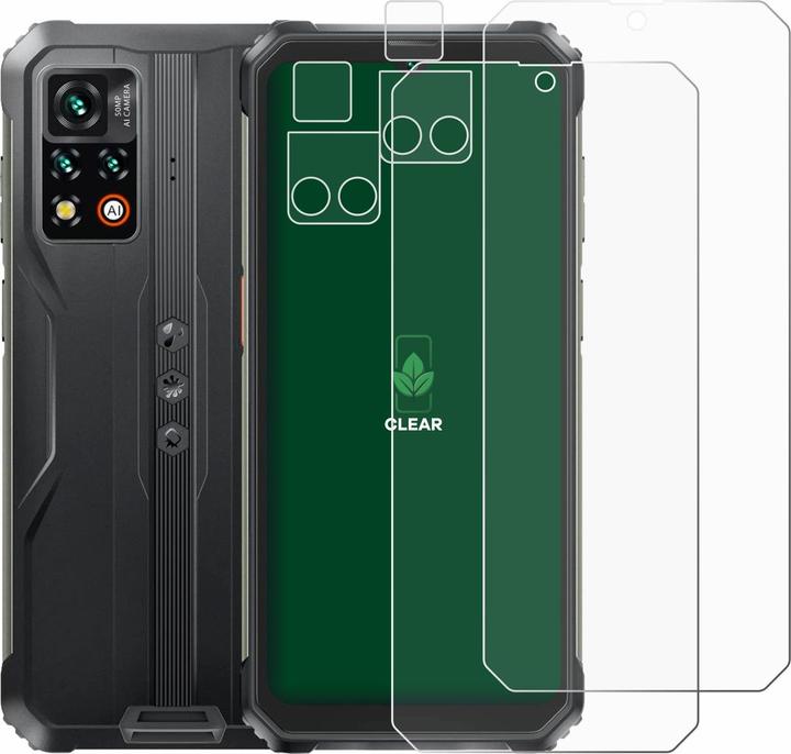 Produktbild ScreenLeaf Schutzfolie nachhaltiger Displayschutz Displayschutzfolie Folie Klar Transparent (2 Stück, Blackview BV9200)