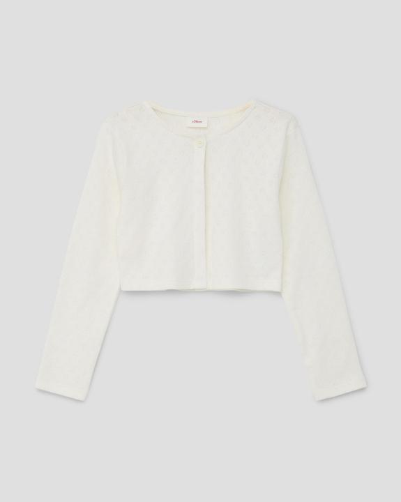 S.Oliver Indoor-Jacke Bolero aus Ajour (104, 110)