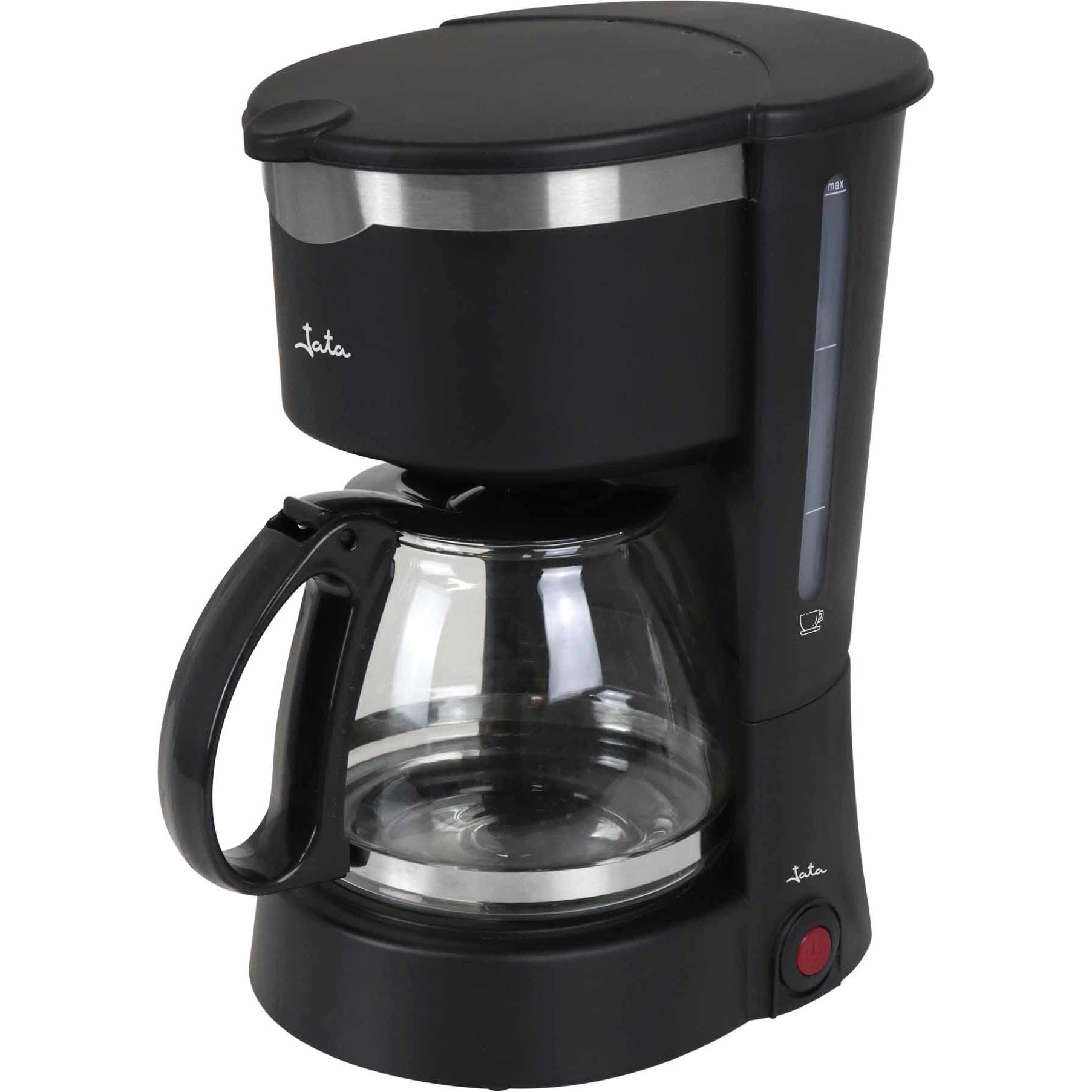Jata JECA1287, Filterkaffeemaschine, Schwarz, Silber