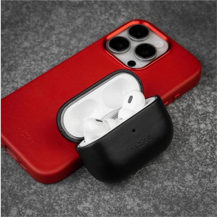 Image du produit Fixed PodsLeather pour Apple Airpods 3, noir