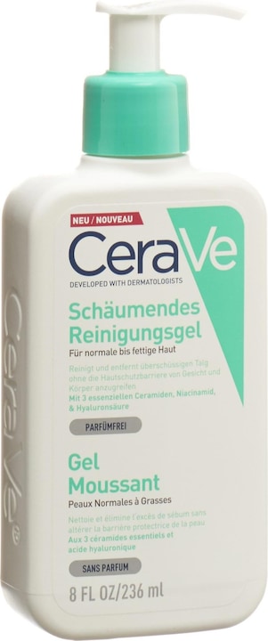 Actual product image CeraVe Foaming cleansing gel (Foam, 236 ml)