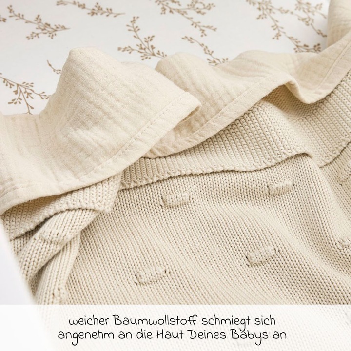Image du produit Meyco Knots couverture bébé