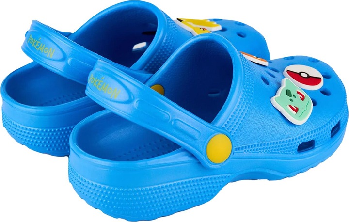 Actual product image Pokémon Boys Badge Clogs