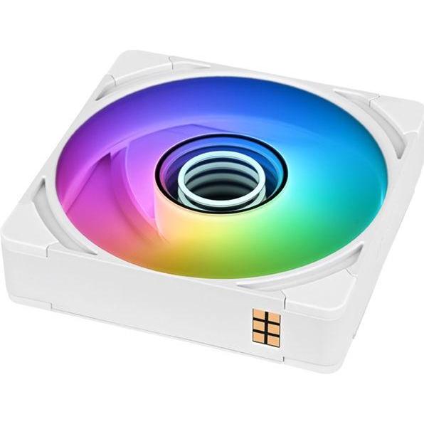 Thermaltake CT120 EX INFINITY ARGB Sync White 3Pack Fan (120 mm, 3x), Ventola PC, Bianco
