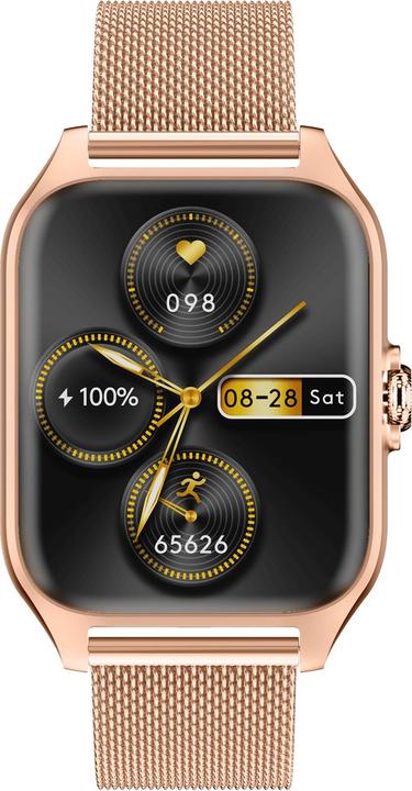 Produktbild Garett I??manusis laikrodis GRC Activity 2, Ro??inio aukso spalvos korpusas su rausvos spalvos (39 mm)